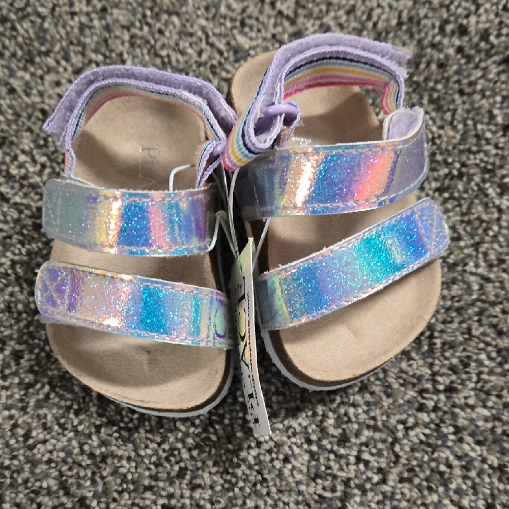INFANT METALLIC SANDALS